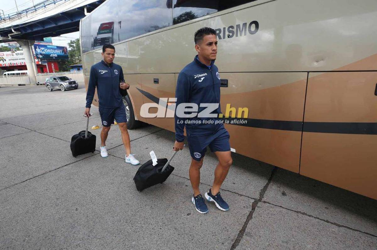¿Quiénes viajaron? Así fue la salida del Motagua de Diego Vázquez rumbo a Olancho para disputar el repechaje