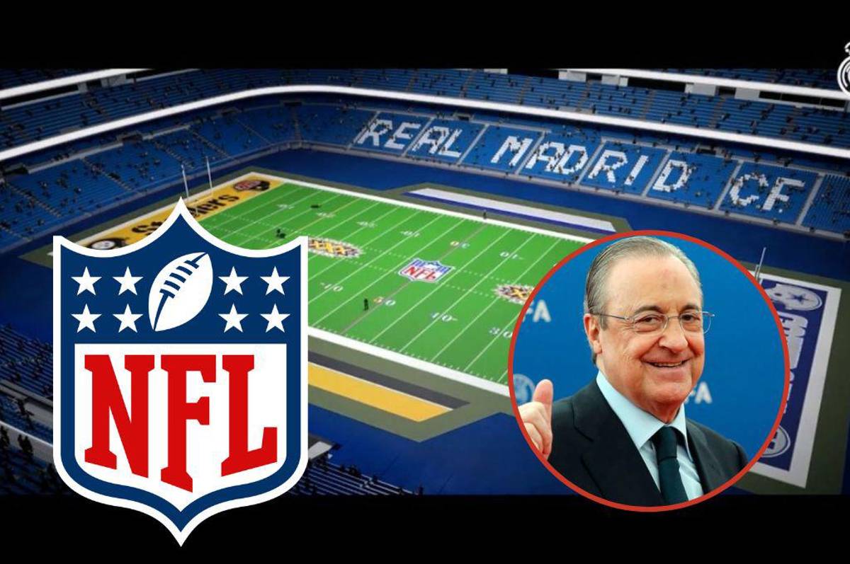 Fecha y equipos: Florentino Pérez confirma que se jugará un partido de NFL en el Santiago Bernabéu del Real Madrid