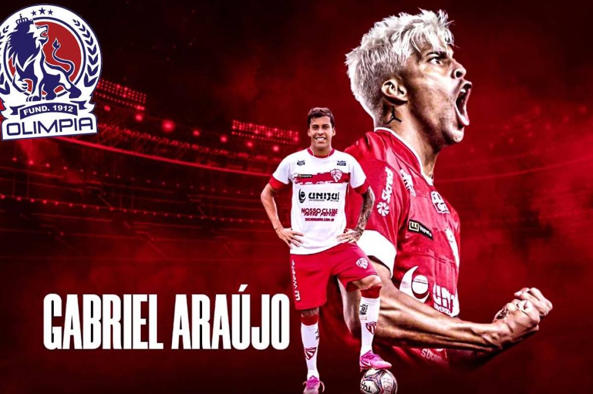 OFICIAL: Olimpia confirma el fichaje del brasileño Gabriel Araújo Carvalho, proveniente de la tercera de su país