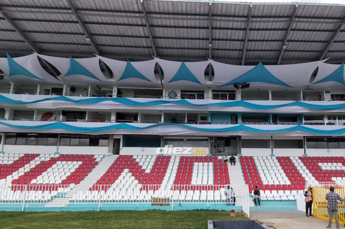 Instalación de fibra óptica y reparación total de sanitarios: Los nuevos cambios que ya luce el estadio Nacional de Tegucigalpa
