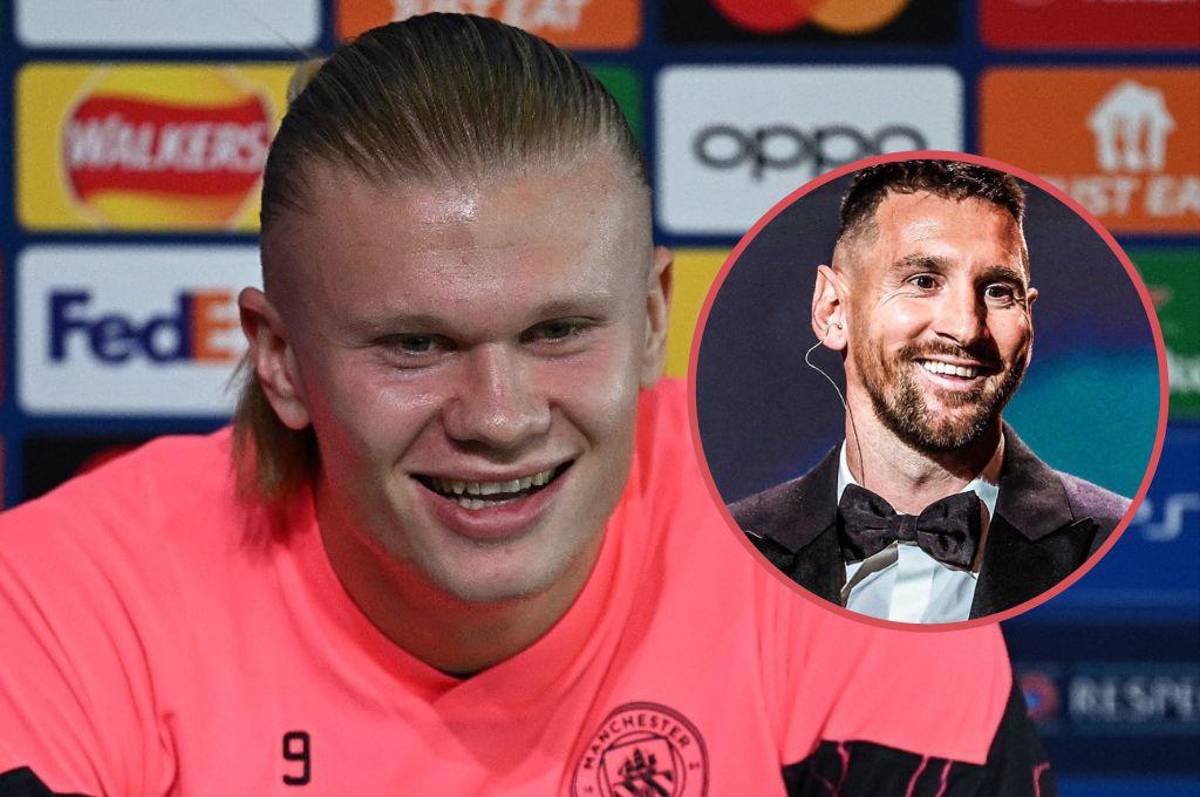 Brutal reacción de Haaland sobre Messi y no olvida el Balón de Oro: “Tal vez tenga que retirarse para ser el mejor”