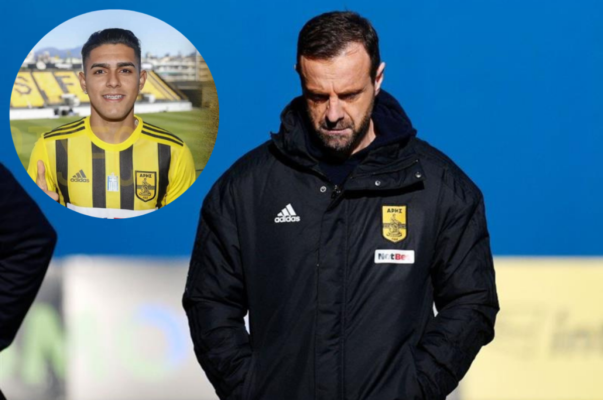 Luis Palma se queda sin técnico después de su debut con el Aris en la primera división de Grecia