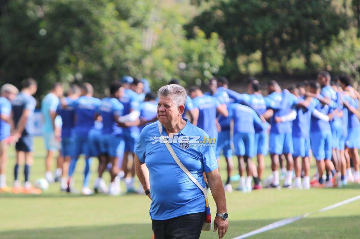 ¡Con nuevo fichaje y Auzmendi! Así fue el último entrenamiento de Diego Vázquez con Motagua previo a enfrentar al Olancho FC