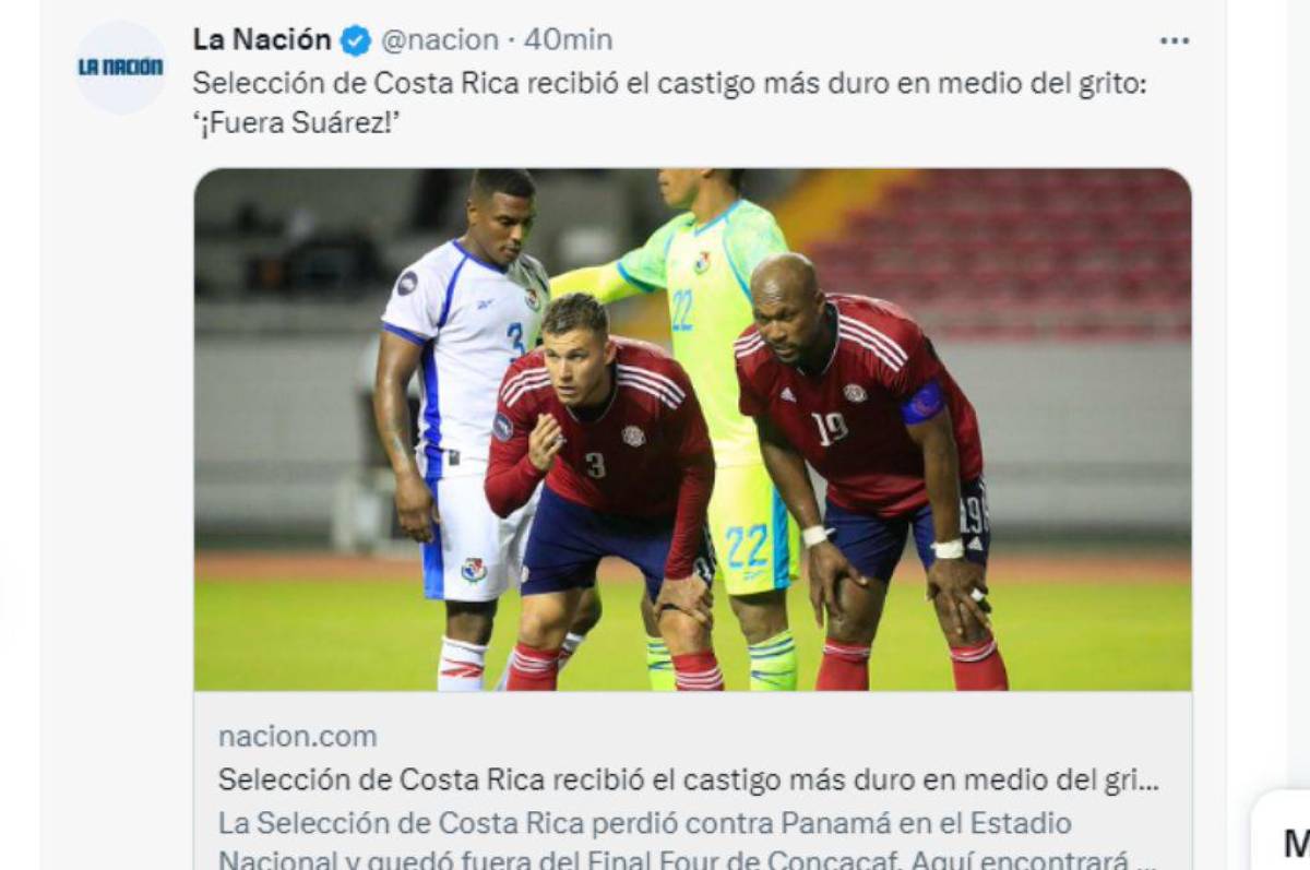 Prensa de Costa Rica explota tras la eliminación del Final Four y los Panameños sonríen por lograr boleto a la fiesta de la Concacaf