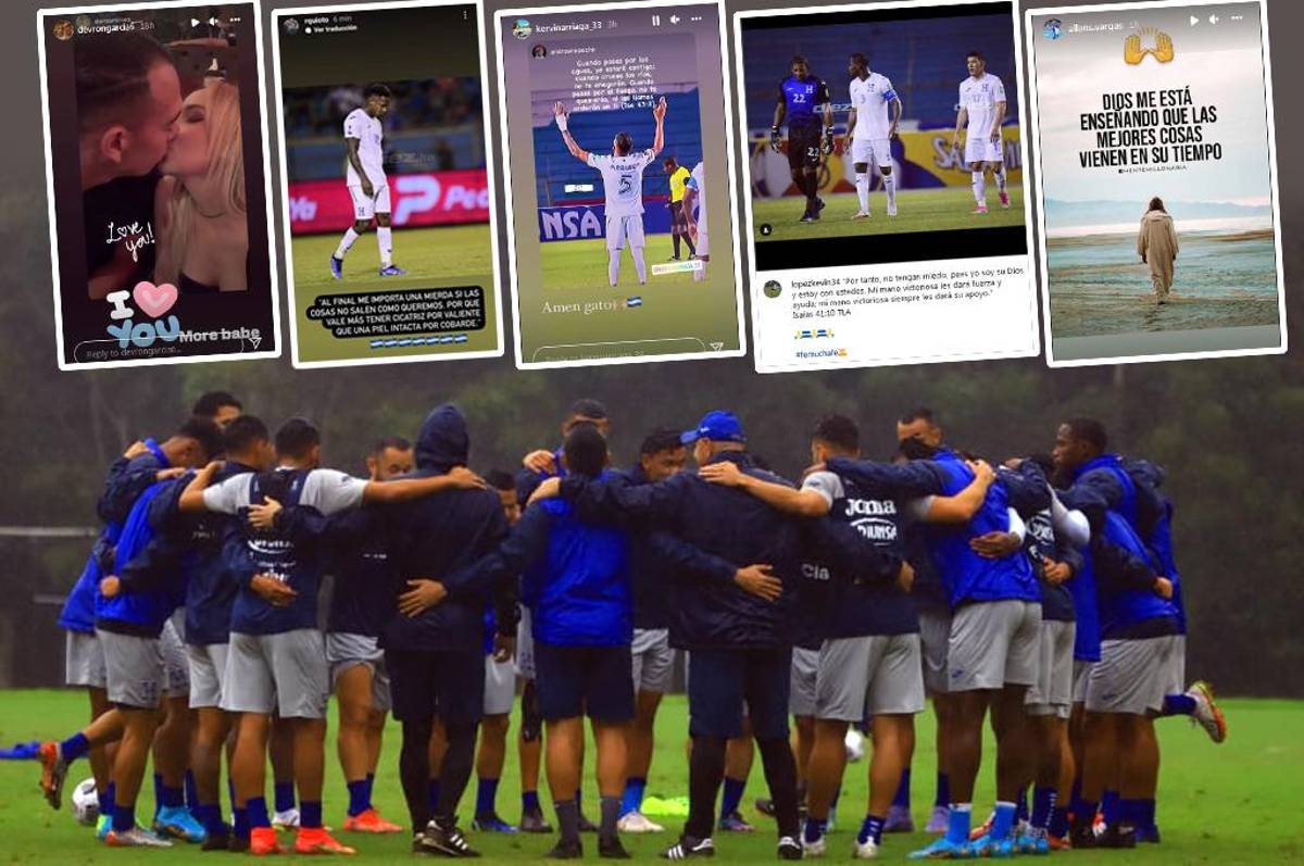 ¡Mensajes bíblicos, besos e indirectas! La intimidad de la Selección de Honduras previo al juego con El Salvador