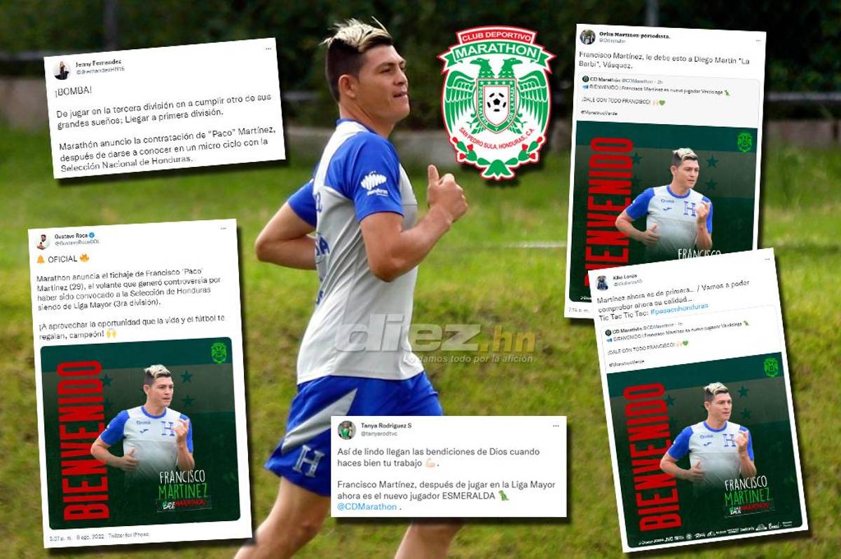 ¡De Tercera a Primera! Periodistas reaccionan tras anunciarse el fichaje de Francisco Martínez por el Marathón