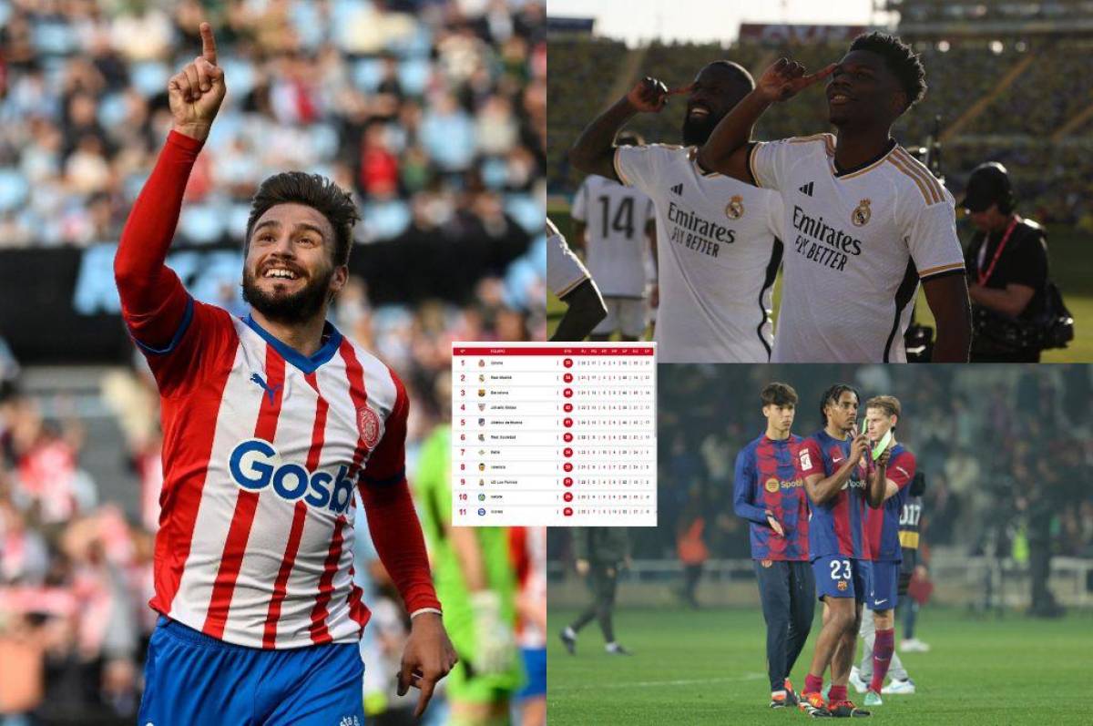 Con este resultado del Girona, así quedó la tabla de posiciones de la Liga Española ¿Cuánto le saca a Barcelona?