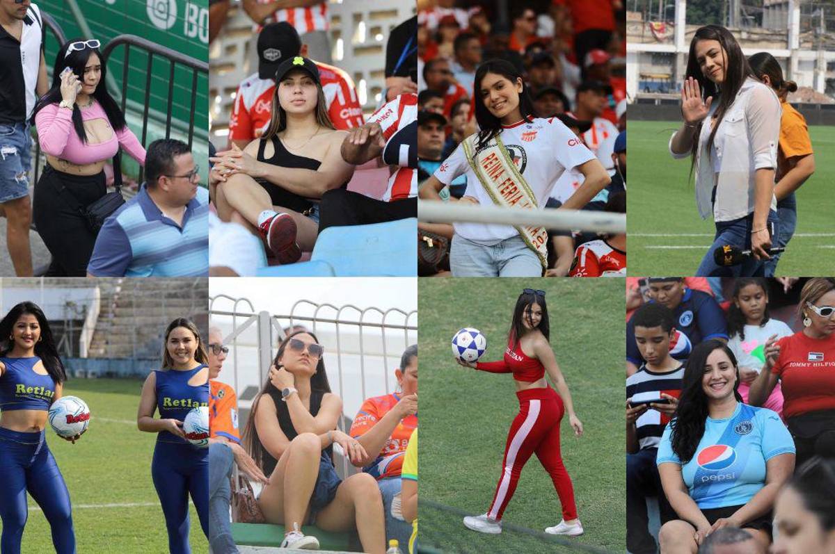 La reina que enamoró en La Ceiba y el Yankel estuvo lleno de hermosuras: las bellas mujeres que visitaron los estadios de Honduras