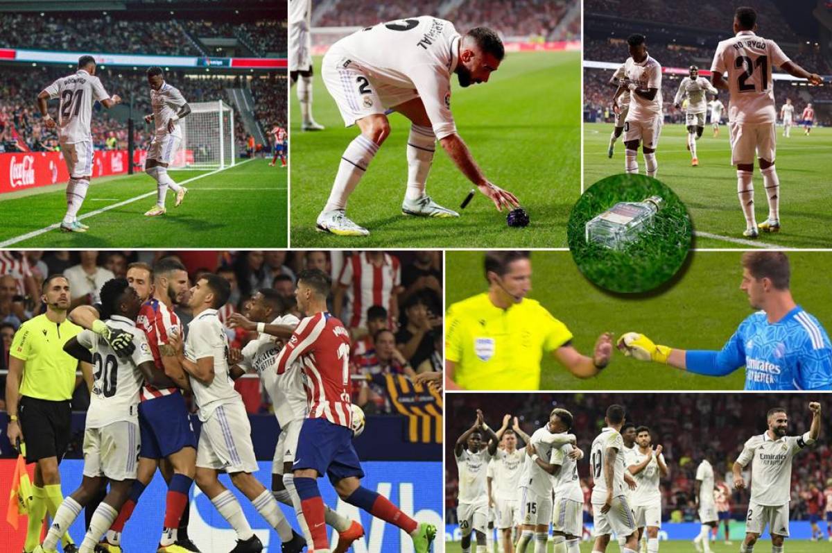 El baile de Vinicius y Rodrygo ante el Atlético, todo lo que le tiraron a los jugadores del Real Madrid y Valverde festejó a lo Haaland