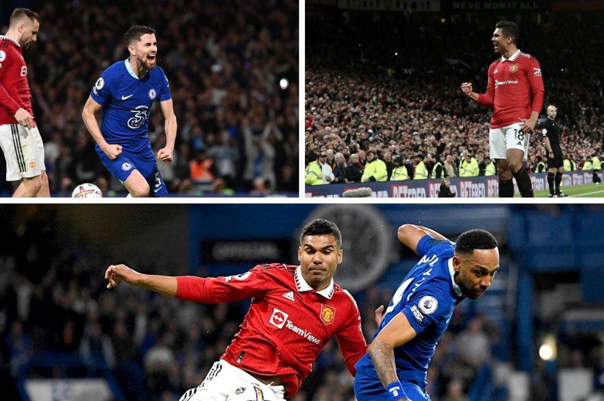 Con gol de Casemiro, el Manchester United rescata un punto ante un Chelsea que acariciaba la victoria