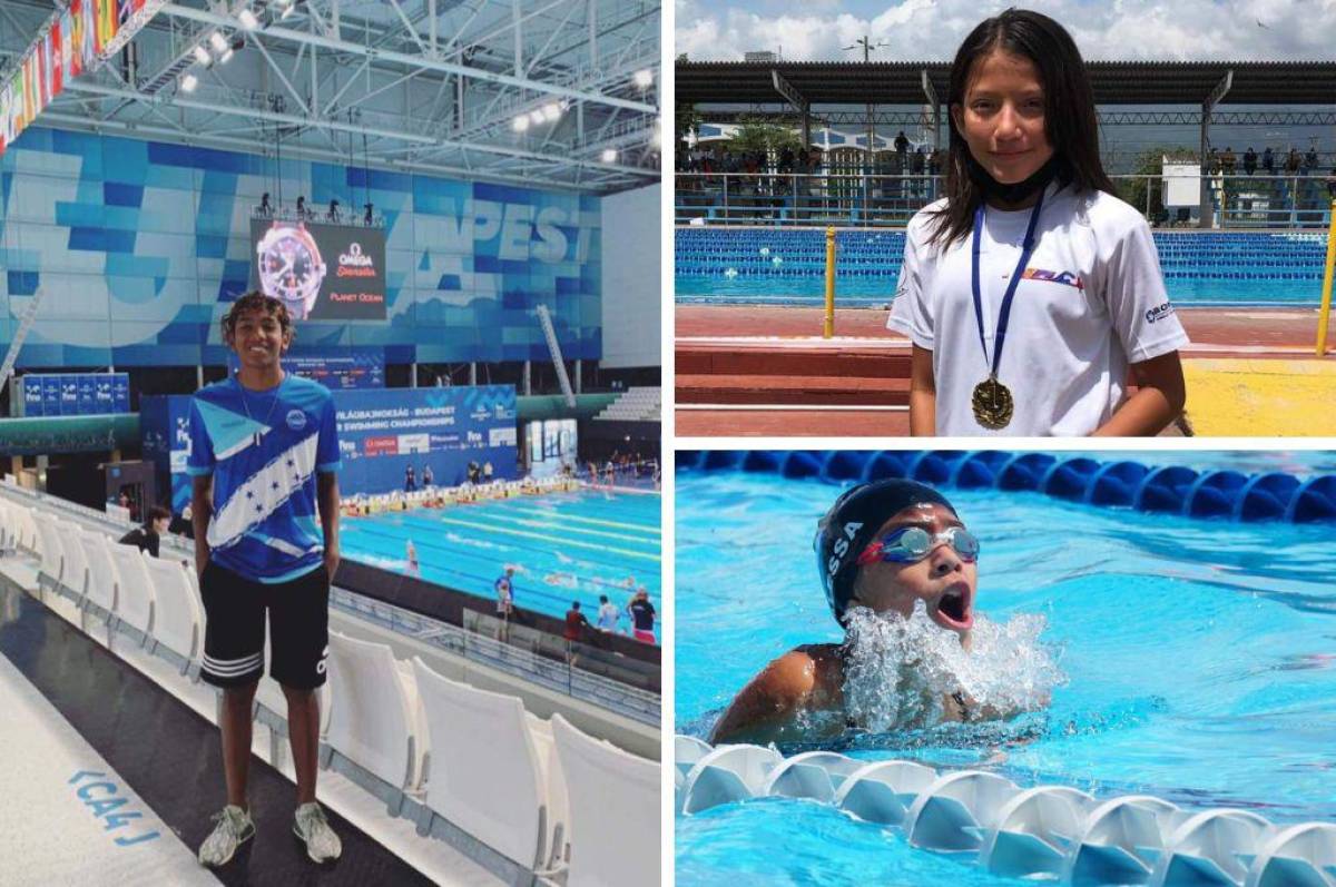 Emily González y Abraham Flores rompen récord nacional en Campeonato de piscina Corta en San Pedro Sula
