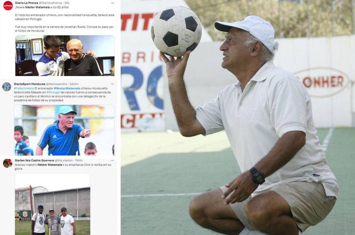 “Néstor Matamala, un padre, un maestro y de corazón hondureño”: Así reaccionan los periodistas y afición tras la muerte del técnico