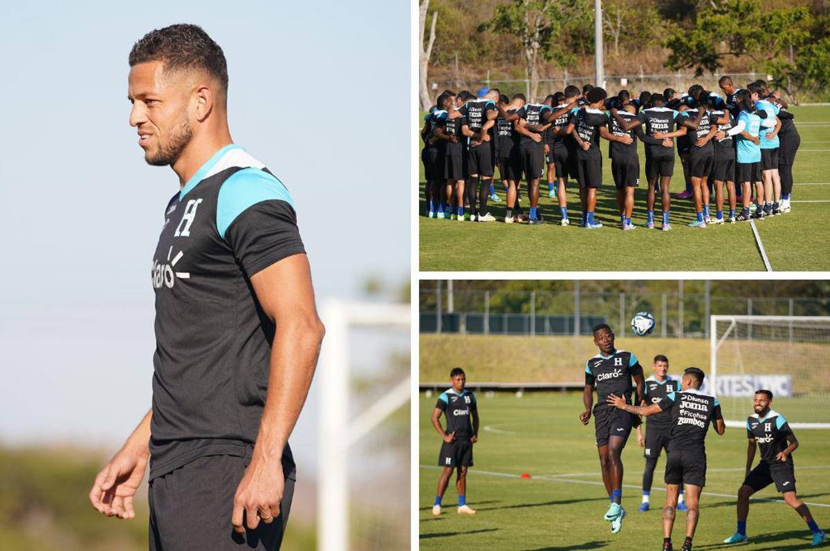 Así fue el segundo día de trabajo de la Selección de Honduras: El jugador que se incorporó y entrenaron a puerta cerrada