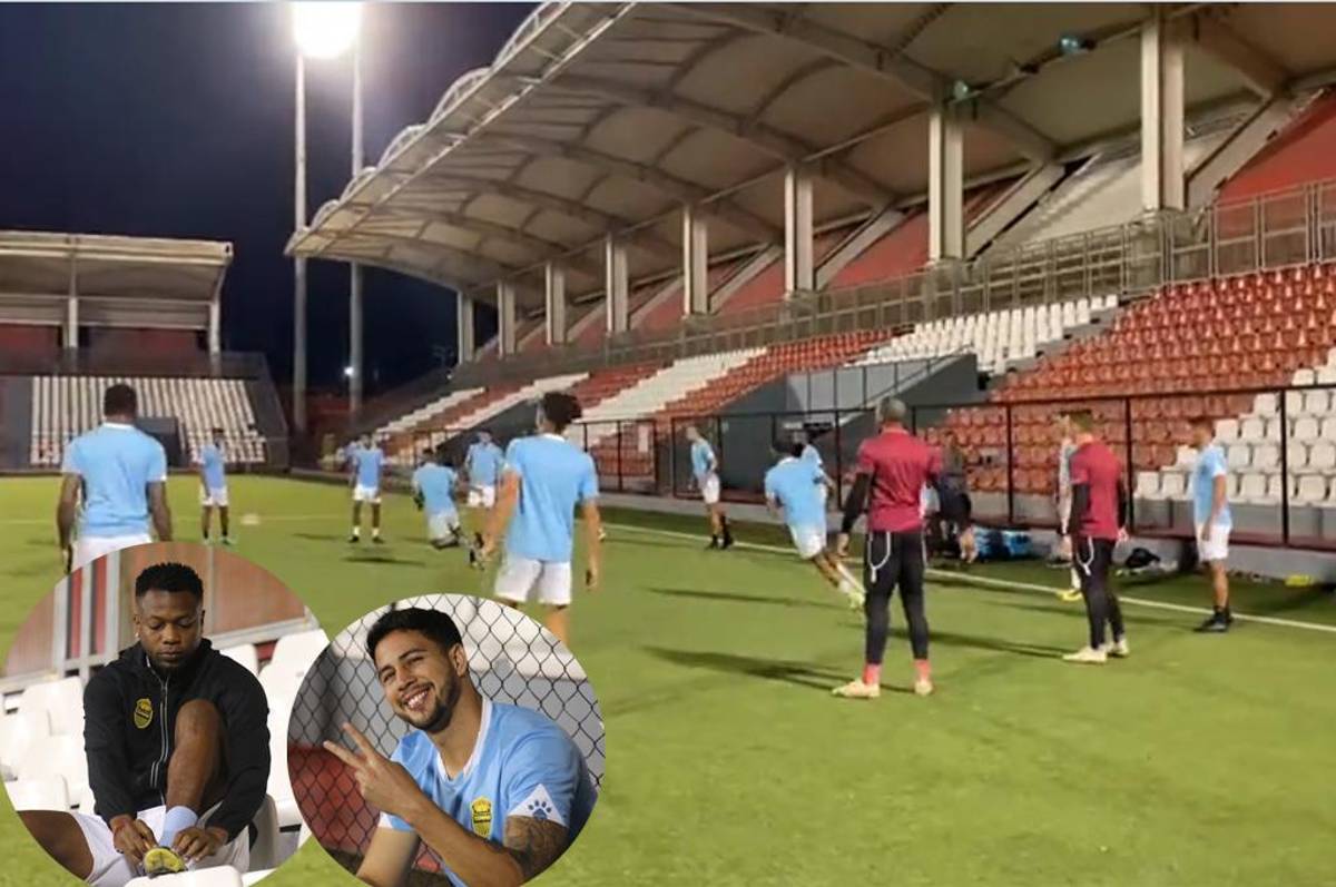 Real España ya entrenó en el estadio Independencia de Nicaragua previo al duelo contra Real Estelí