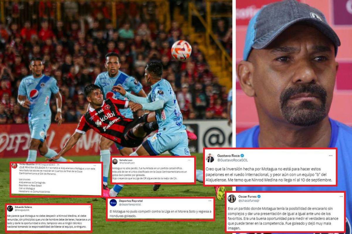“Penoso”, “mediocre” e “inversión a la basura”: las duras críticas que recibe Motagua tras la paliza y lo que piden a Ninrod Medina