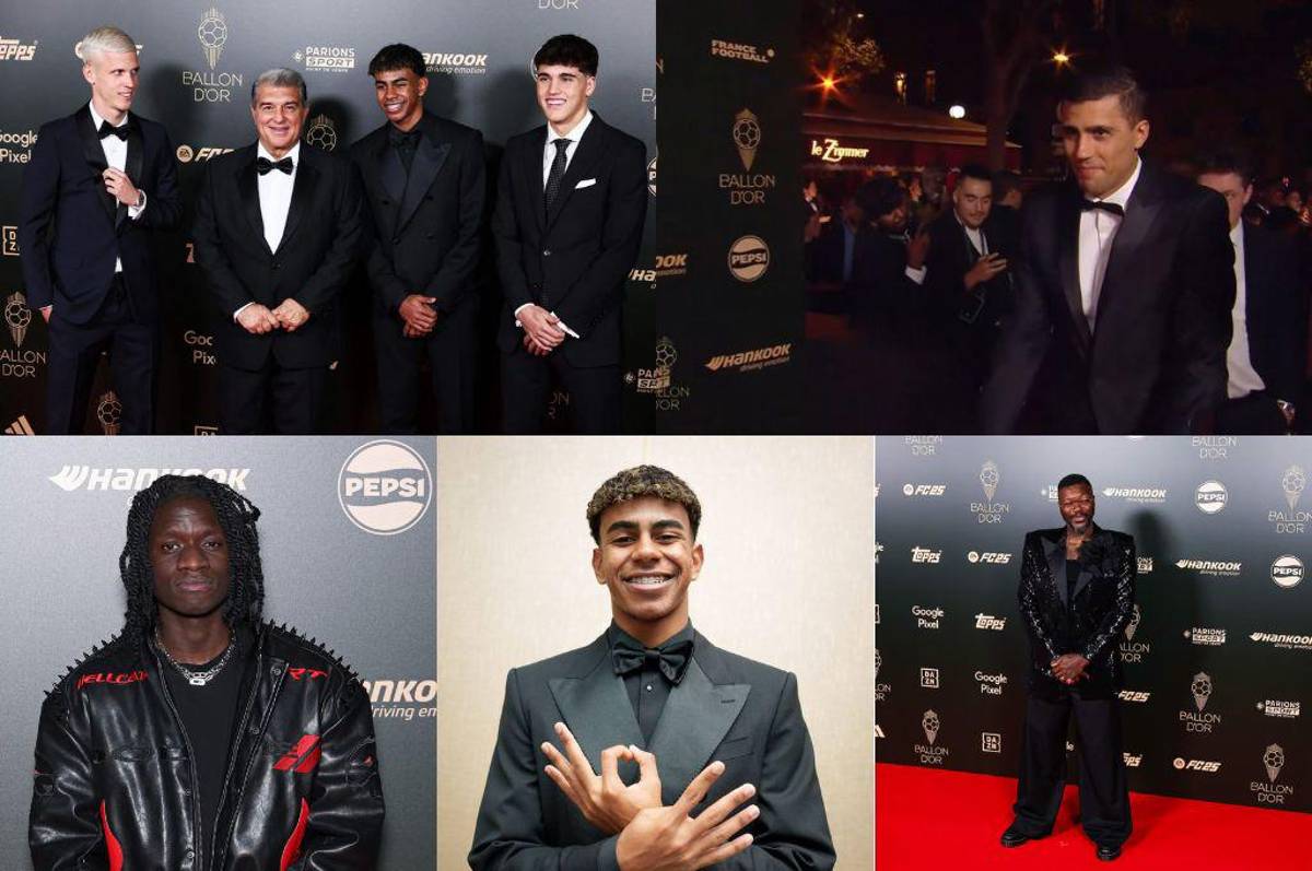 Alfombra roja del Balón de Oro 2024: Los abucheados e insultados, la celebración de Yamal y los trajes más extraños de la gala