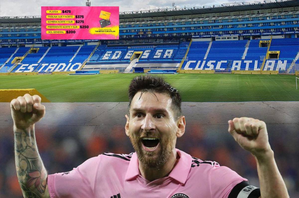 El Salvador vs Inter Miami de Messi: Anuncian oficialmente los precios de los boletos ¿El más barato?