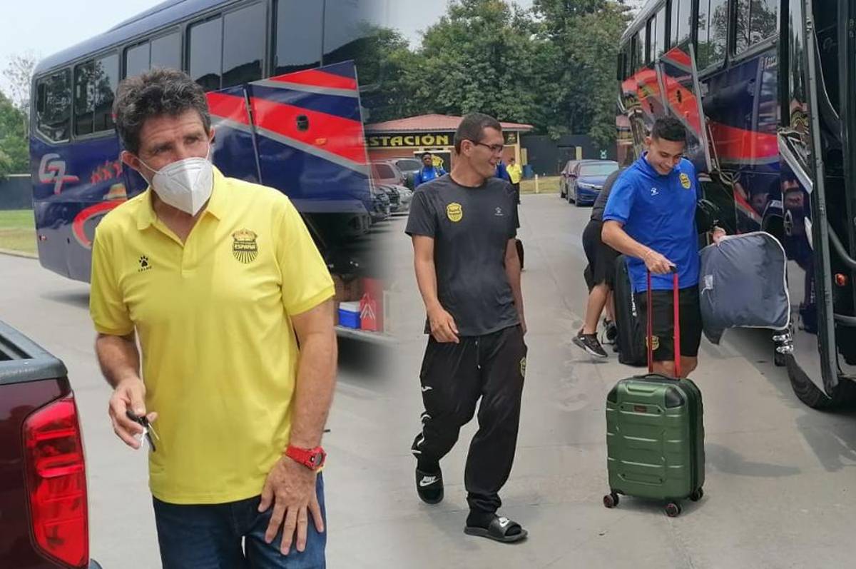 Real España viajó rumbo a la capital con la ilusión de darle el primer golpe a Motagua y coronarse en el Olímpico
