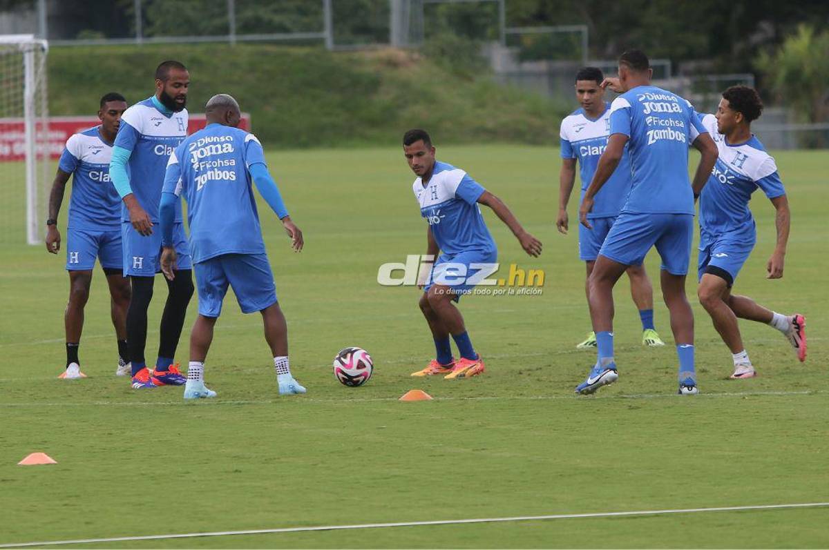 Nuevos uniformes y una alta: Así fue el primer entreno de la Selección de Honduras pensando en Trinidad y Tobago