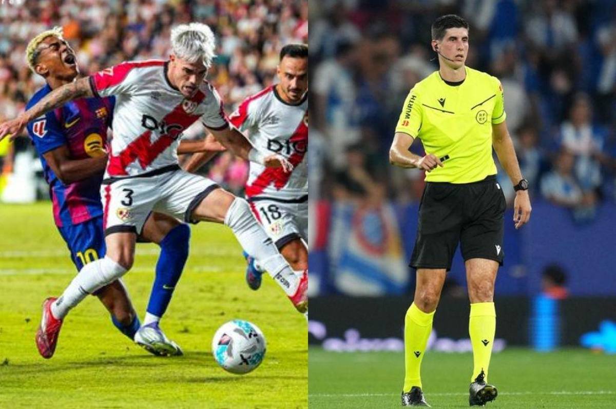 Árbitro del Barcelona vs Rayo Vallecano acepta que no era penal el de Lamine Yamal: Me ha dicho que asume su error...