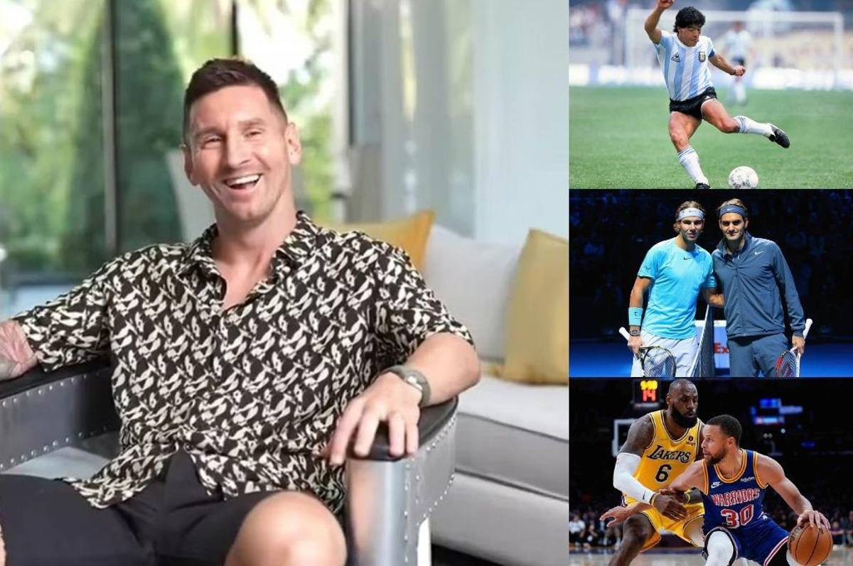 Messi elige sin problemas a su deportista favoritos de toda la historia: Mi máxima admiración por todo lo que significó