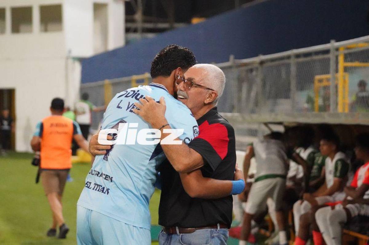El provocador gesto de jugador de Motagua, niño sorprende a Anangonó y el abrazo de Diego Vázquez con su hijo tras el gol