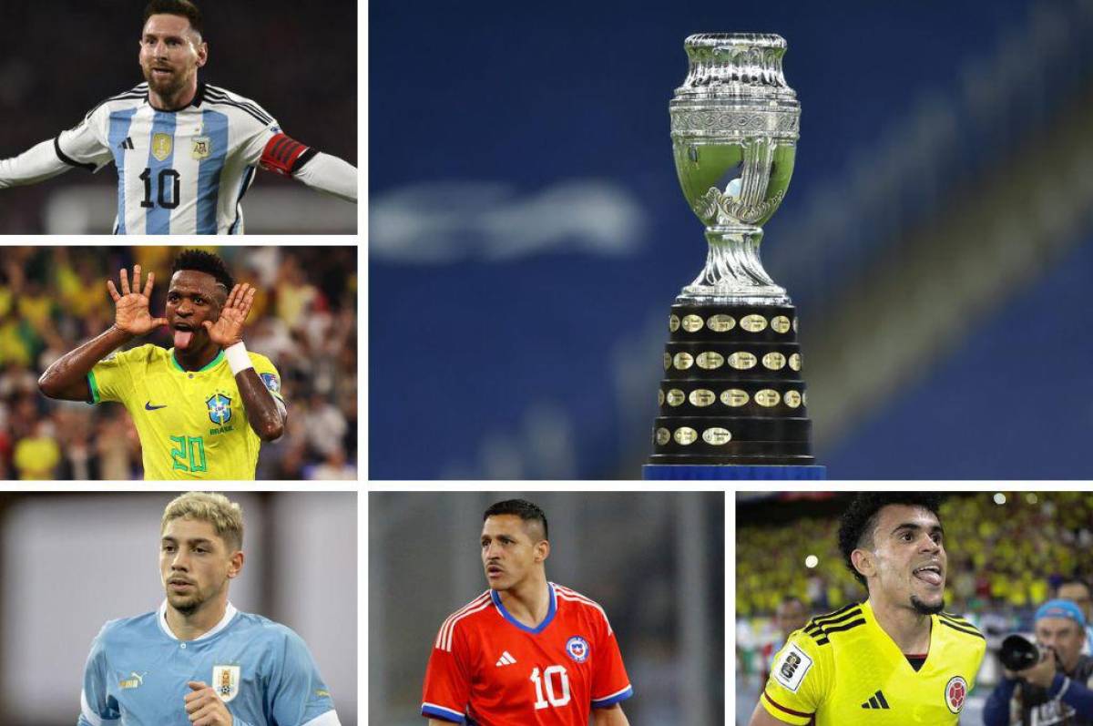 Las 25 grandes figuras que estarán presente en la Copa América 2024 que se disputará en Estados Unidos