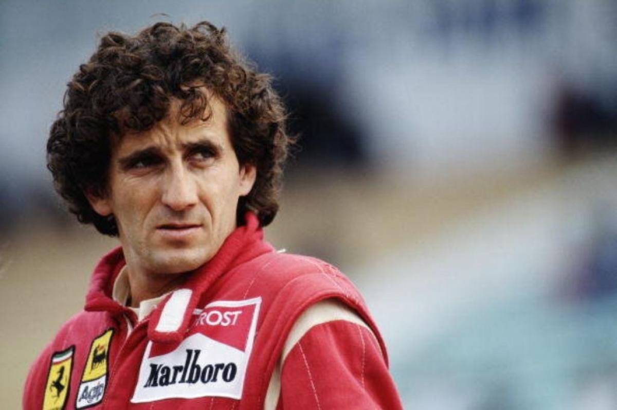 Alain Prost fue piloto de ferrari en la Fórmula Uno.