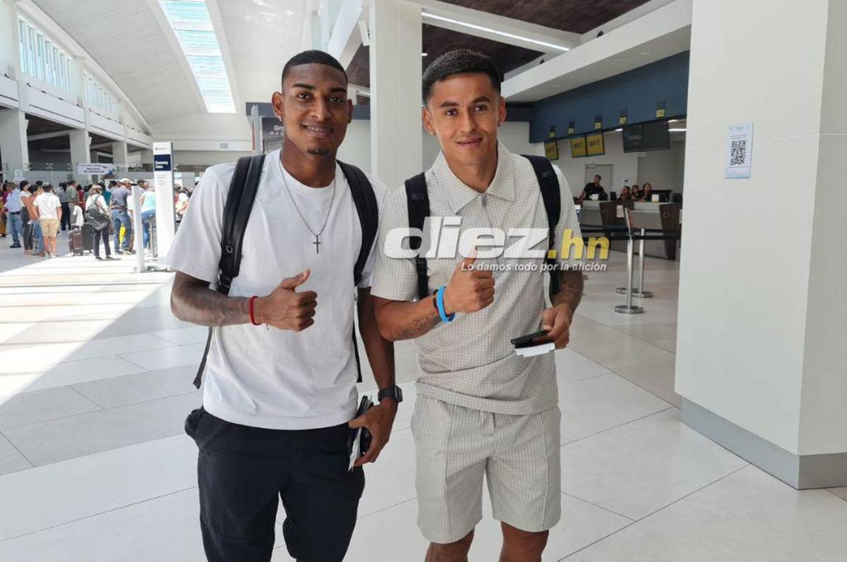 Muy contentos y solicitados en el aeropuerto: Así fue la salida de los legionarios que retornaron a sus clubes