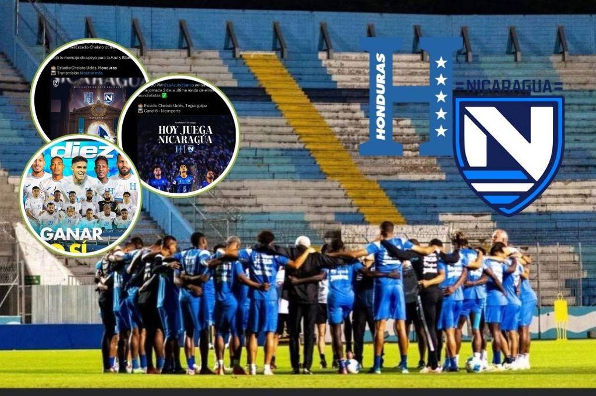 Si no ganamos es porque andamos en la calle: así reacciona la prensa de Honduras y Nicaragua previo al partido eliminatorio