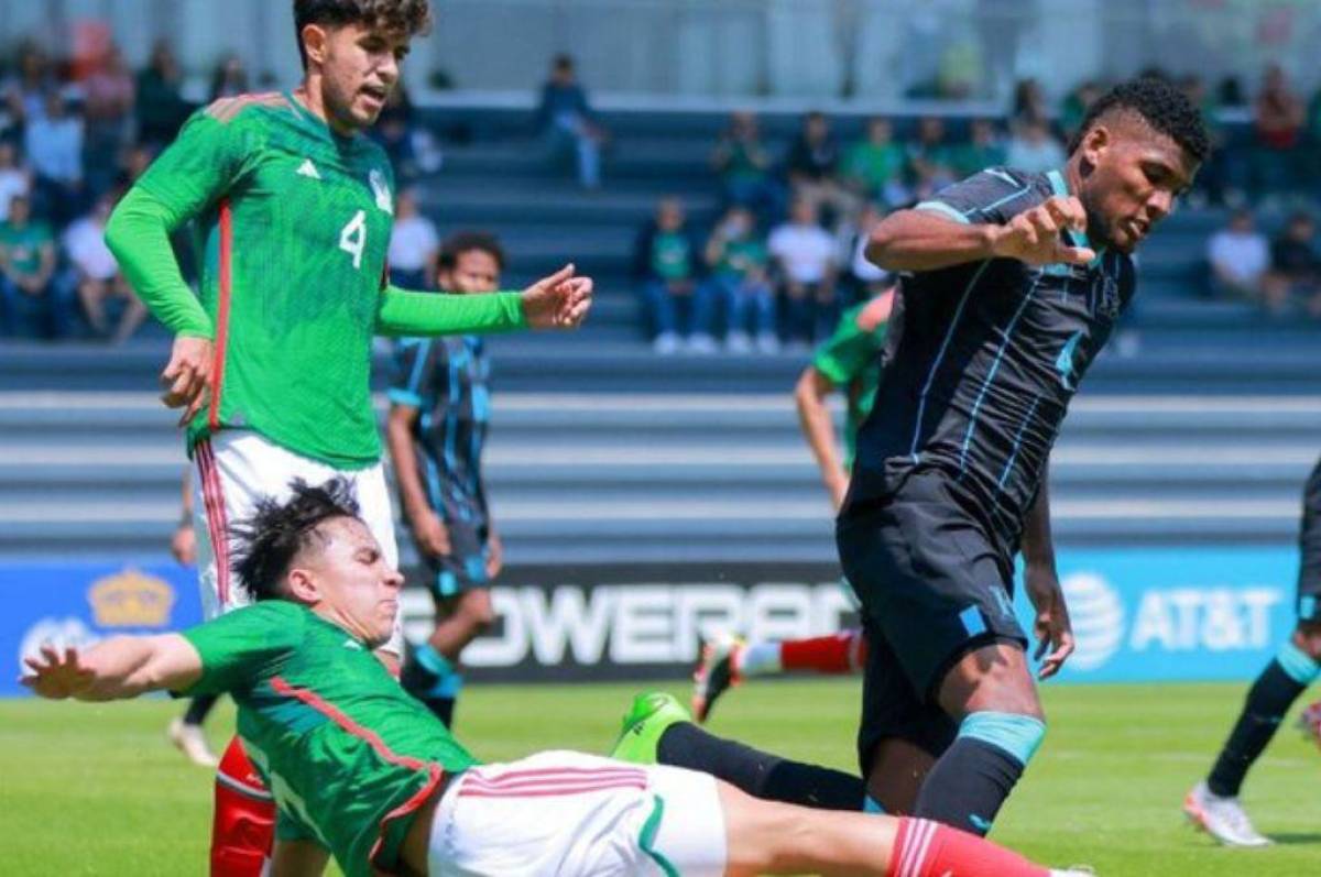 La Selección de Honduras Sub-20 fue goleada y humillada por México en amistoso con miras al Premundial