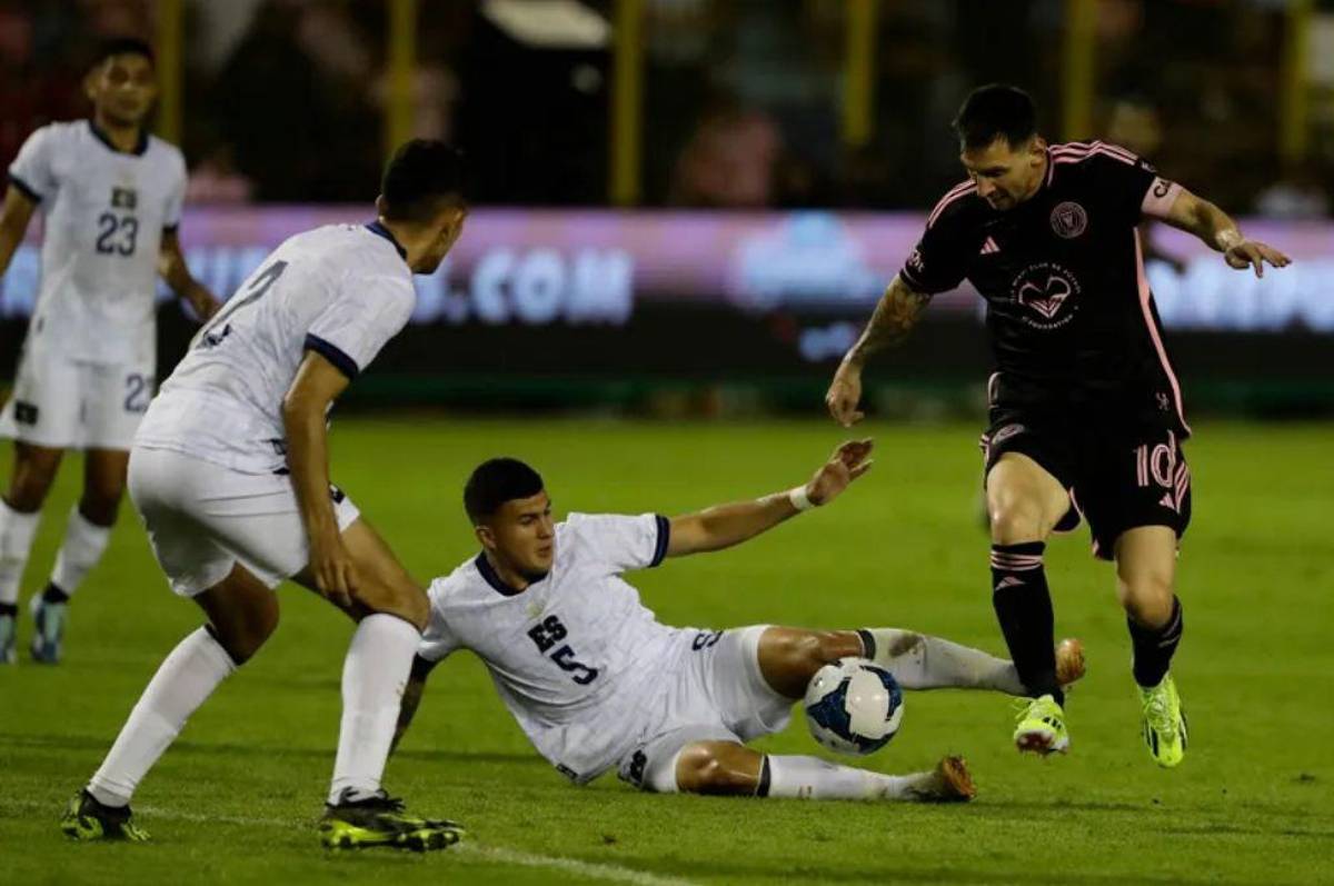 Podría pasar lo mismo en Honduras ante Olimpia ¿Cuánto tiempo jugó Messi en el amistoso Inter Miami vs El Salvador?
