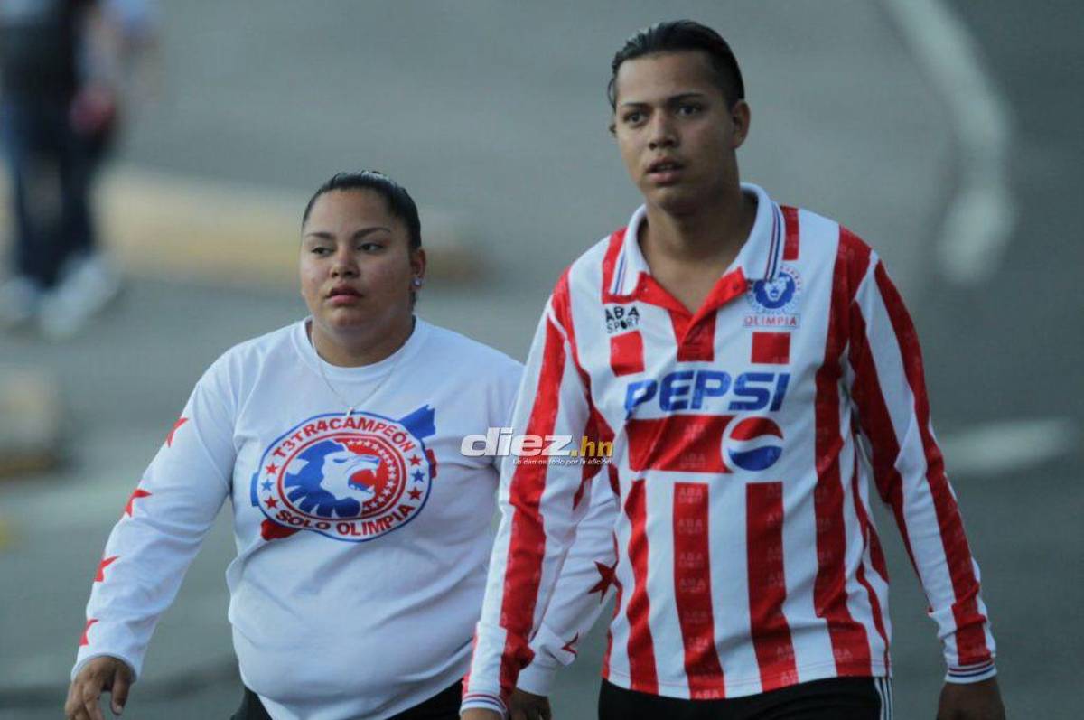 Mensaje a Municipal, el carro que se quedó botado y las chicas: ambientazo previo al partido de Olimpia por Liga Concacaf
