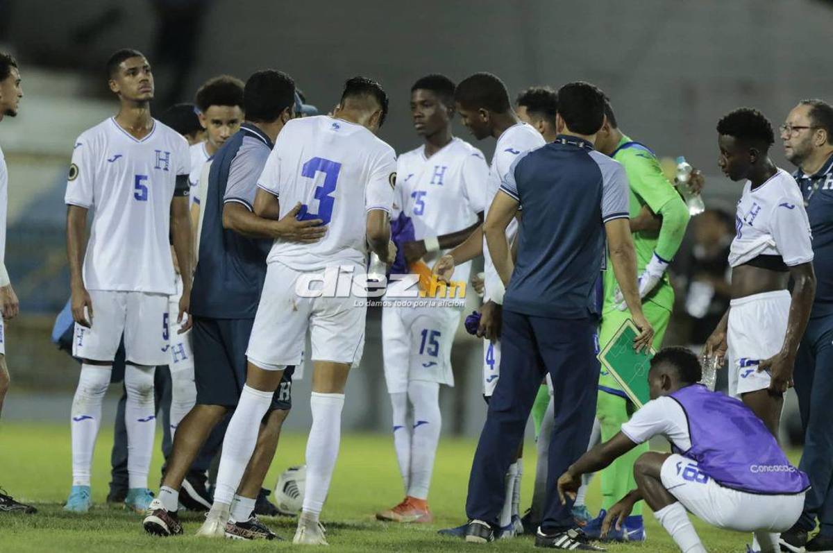 No se vio en TV: Las duras imágenes de los jugadores de Honduras, Luis Alvarado destrozado y el gesto de los estadounidenses