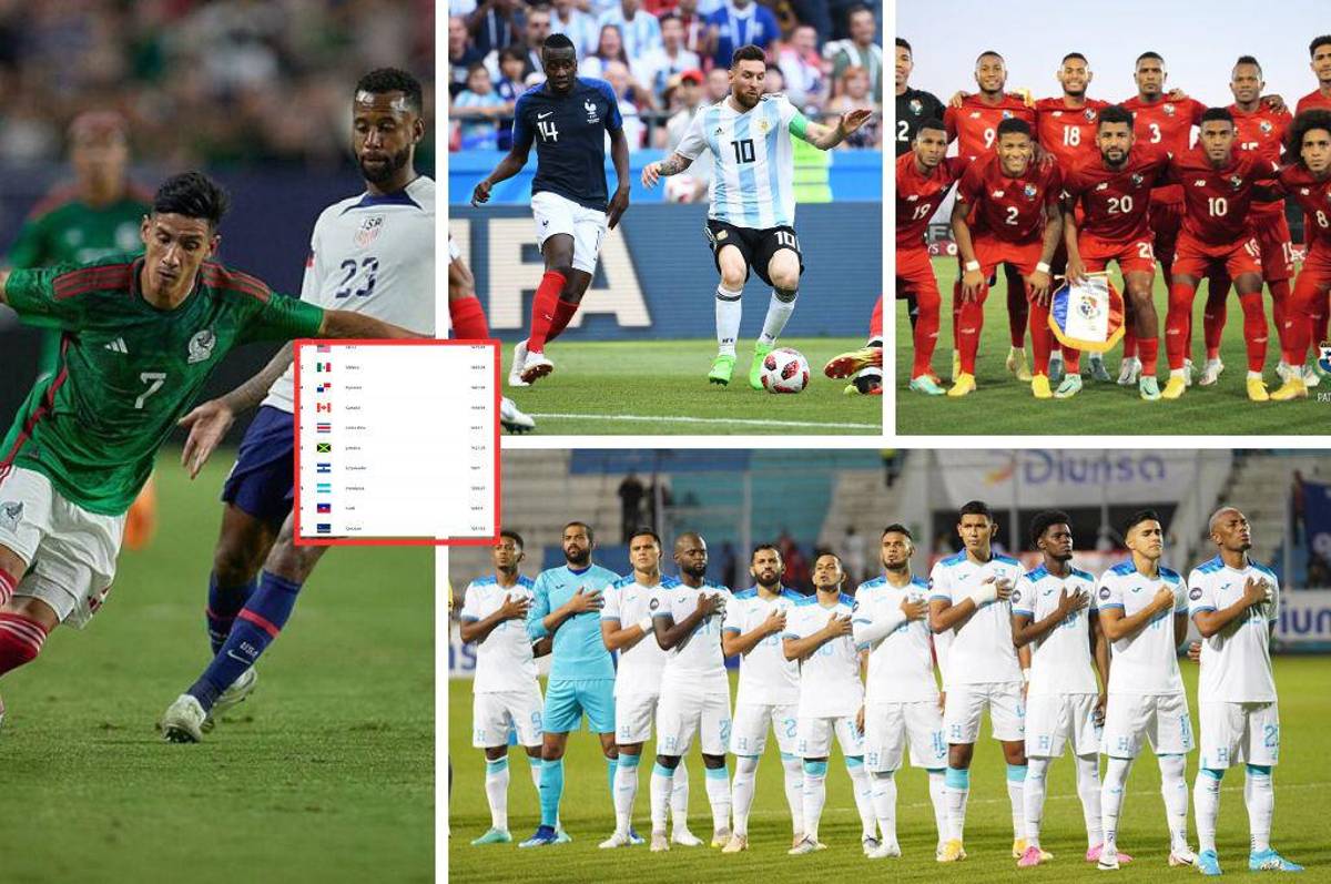 Ranking FIFA: Honduras bajó un puesto, Panamá hace historia al superar a una gran selección de Concacaf...¿Y Argentina y Francia?
