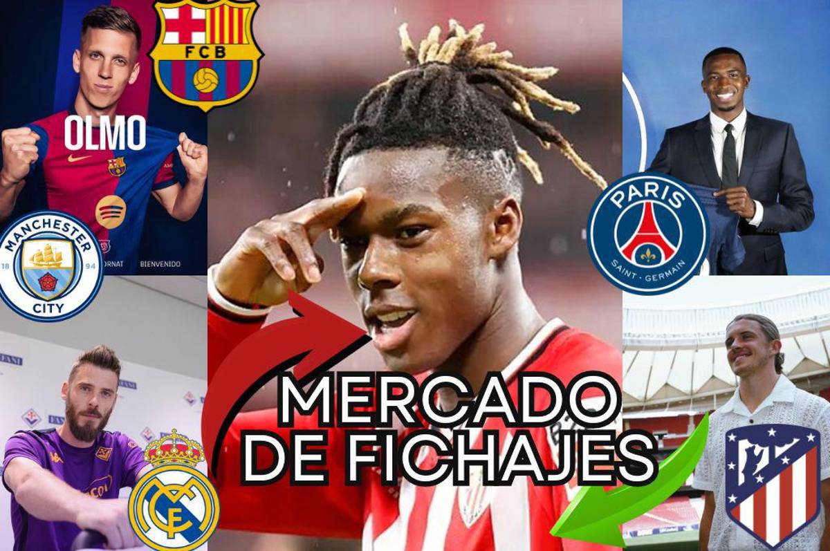Nuevo guiño de Nico Williams al Barcelona, jugador del City a tercera división de España y el PSG confirma bombazo de 40 millones