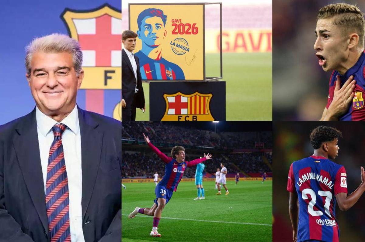 Tras vencer al Bayern y al Real Madrid, Laporta les da un regalo sorpresa a varios jugadores de la ‘Masía’ del Barcelona