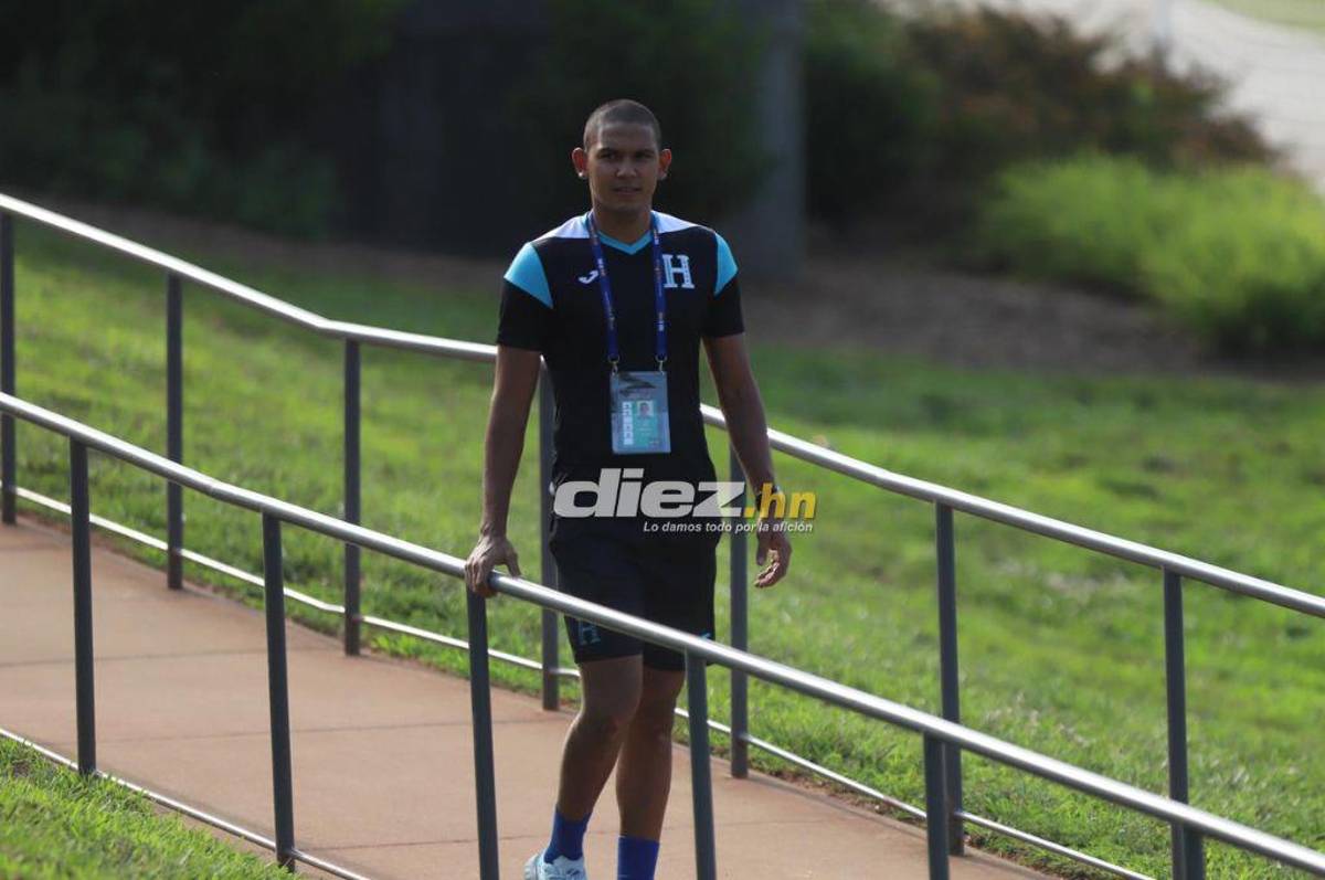 La charla de Diego con futbolista y la admiración de “Chelito” a Pinto: el último entrenamiento de Honduras antes de enfrentar a Haití