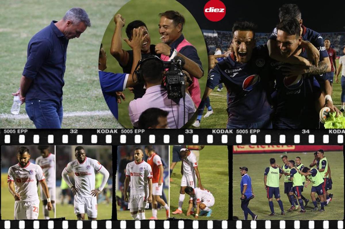 Así festejó Motagua tras avanzar a la final, la tristeza y amargura en Olimpia y las bellas chicas que sufrieron por el león