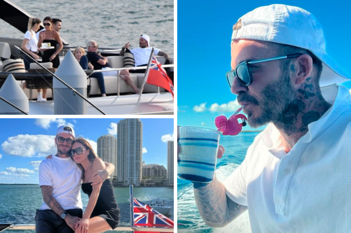 En Miami: Así son las millonarias vacaciones de David Beckham: Victoria deslumbra con su belleza