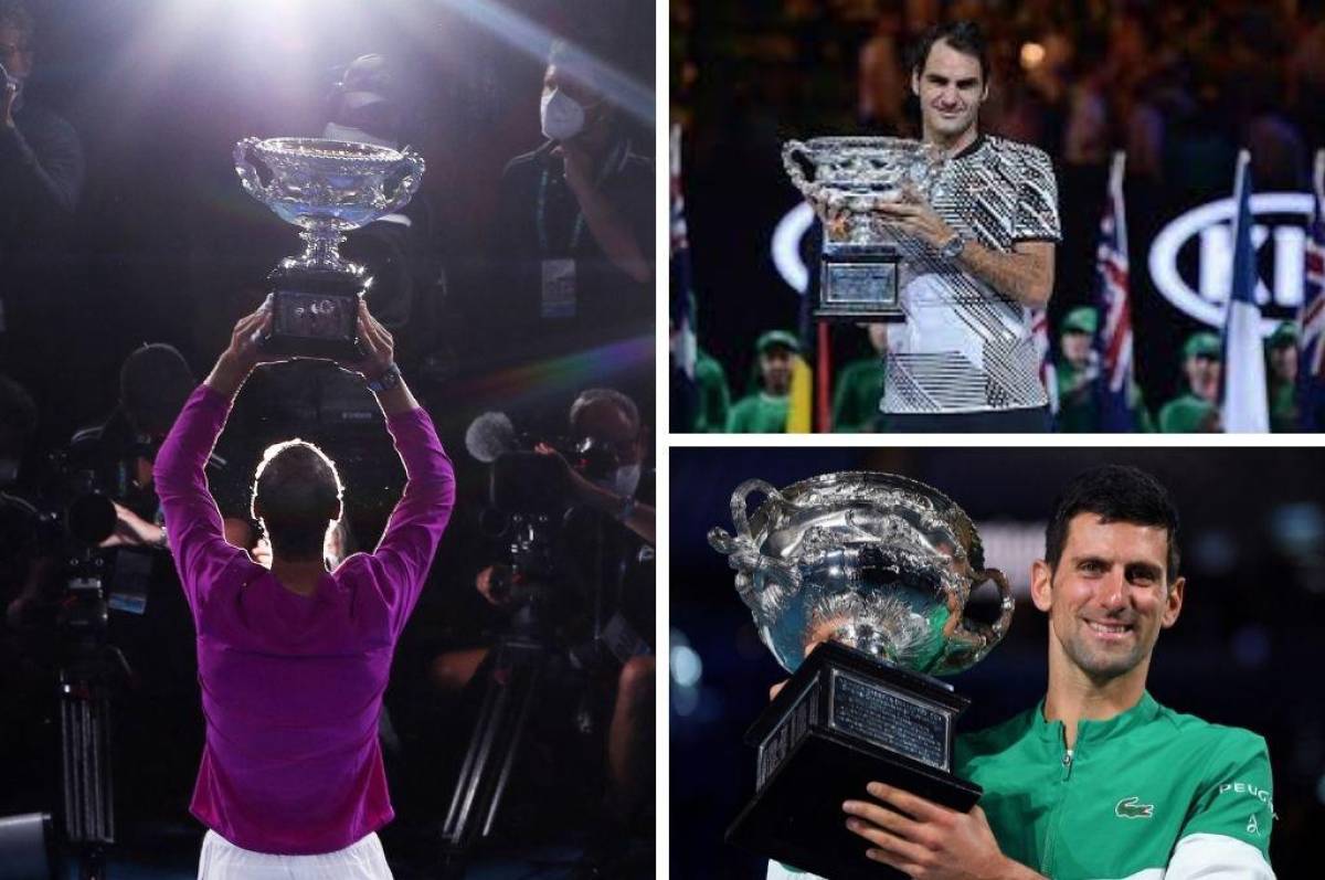 ¿Quién ha ganado más Grand Slam de tenis? Así está el ránking liderado por Nadal, Federer y Djokovic