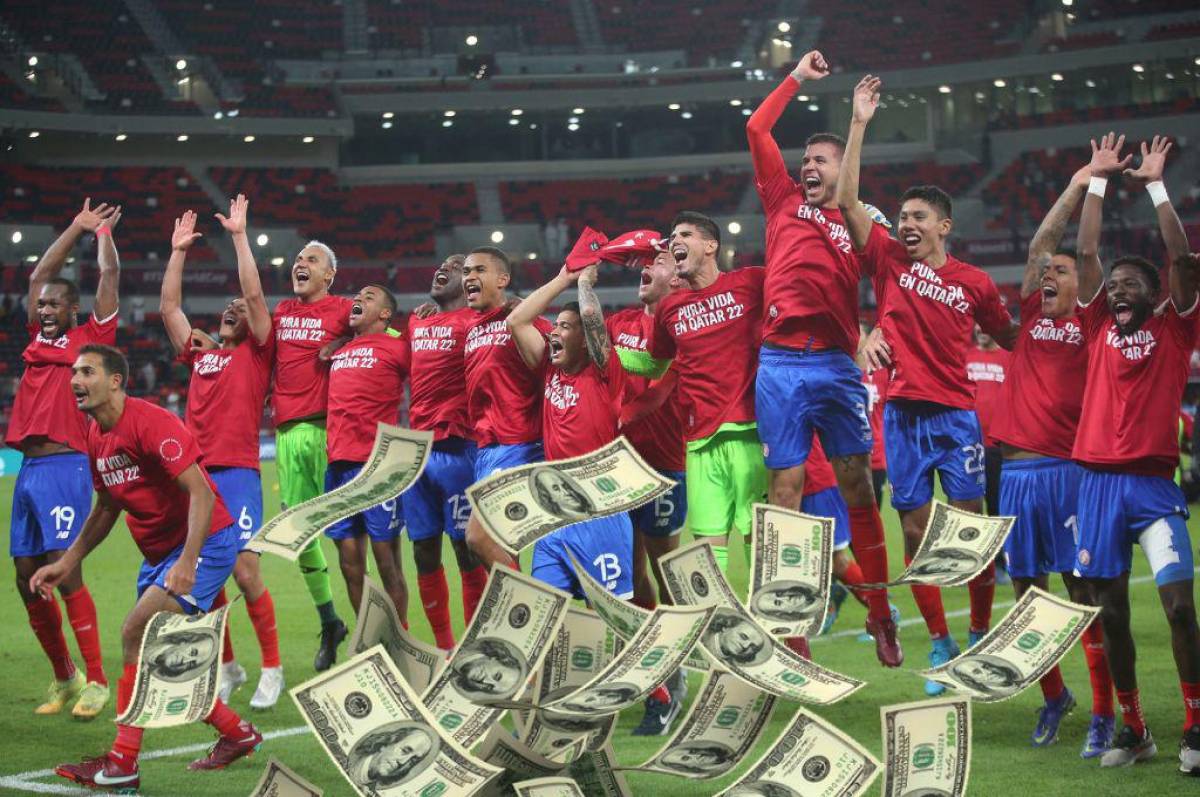 Federación de Costa Rica recibió el millonario premio por su participación en el Mundial de Qatar y así sería la repartición