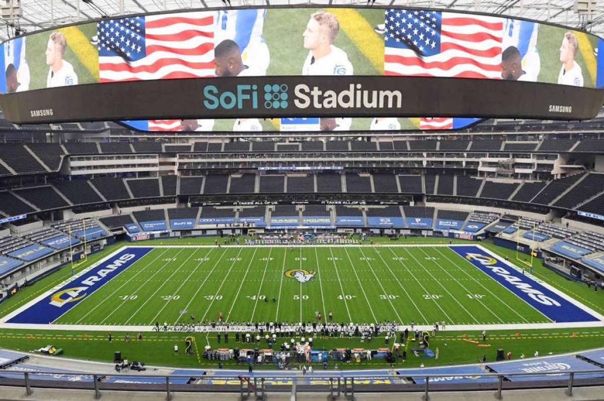 El SoFI Stadium de Inglewood, en California, albergará el Super Bowl 2022.
