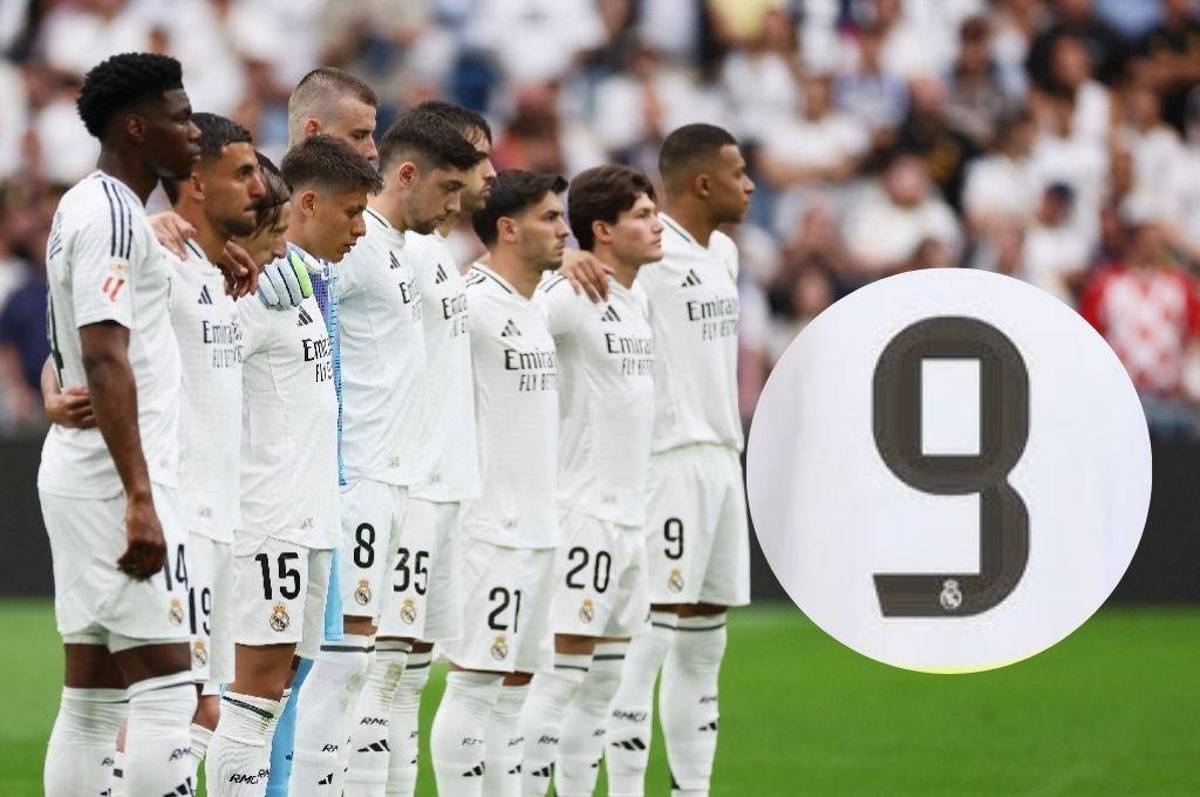 Real Madrid elige al futbolista que portará el dorsal 9 en la temporada 2025-26 tras el cambio de Kylian Mbappé
