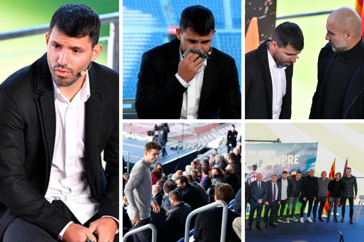 Su enorme recuerdo con Messi y recibió cariño de Pep Guardiola: Así fue el adiós definitivo del “Kun” Agüero al fútbol