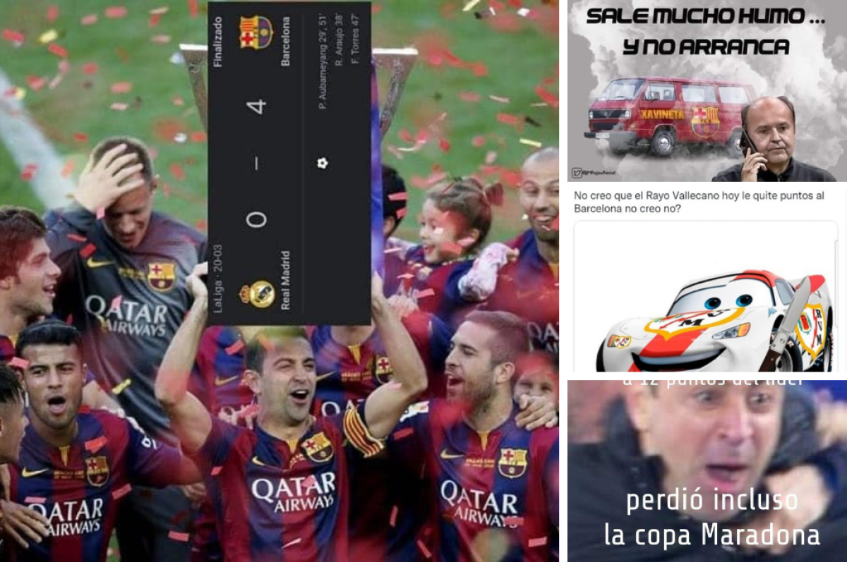 Xavineta arruinada y nadaplete a la vista: Los crueles memes que destruyen al Barcelona por perder contra Rayo Vallecano