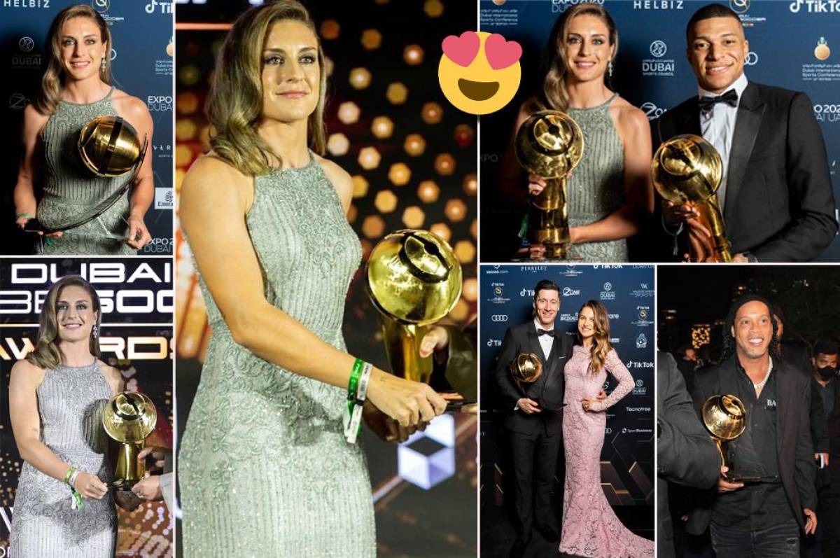 Alexia Putellas enamora en Dubái: así fue la entrega de los premios Globe Soccer Awards y Ronaldinho no pudo faltar