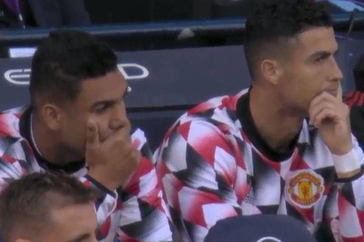 Cristiano Ronaldo y Casemiro vivieron una pesadilla desde el banquillo, aficionados del United abandonaron el estadio: Así se vivió el clásico de Manchester