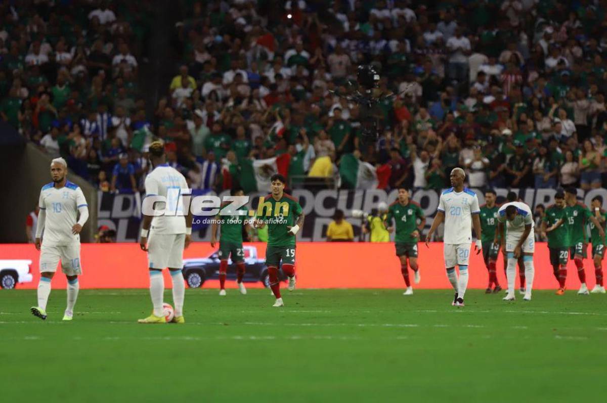 No se vio en TV: El jugador hondureño que no soportó la humillación ante México y así lo vivió Diego Vázquez
