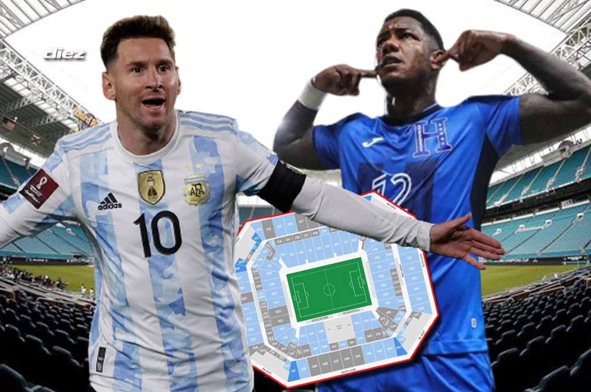 Las entradas más baratas y cuántas se han vendido para el Argentina-Honduras en el Hard Rock Stadium